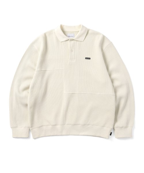 MUSINSA公式 | thisisneverthat® Waffle Polo Natural