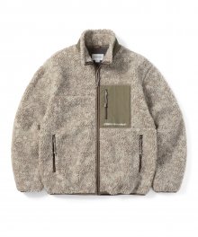 SP Sherpa Fleece Jacket Stone
