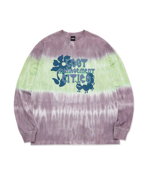 ★2022FW新作★LMC★STRIPE TIE DYE LONG SLV TEE 엘엠씨(LMC) LMC STRIPE TIE DYE LONG SLV TEE light brown