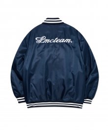 LMC CLASSIC NYLON VARSITY JACKET navy