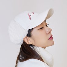 코듀로이 귀도리 볼캡 Corduroy ear flap ballcap (Ivory)