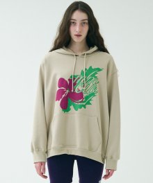 WILD POPPY HOODIE/BEIGE