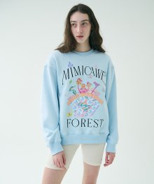 MAGIC FOREST SWEAT SHIRTS/PALE BLUE