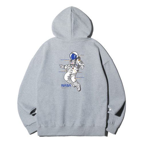 MUSINSA | ALVINCLO NASA Astronaut Loose-fit Hoodie AVH852 (2 COLOR)