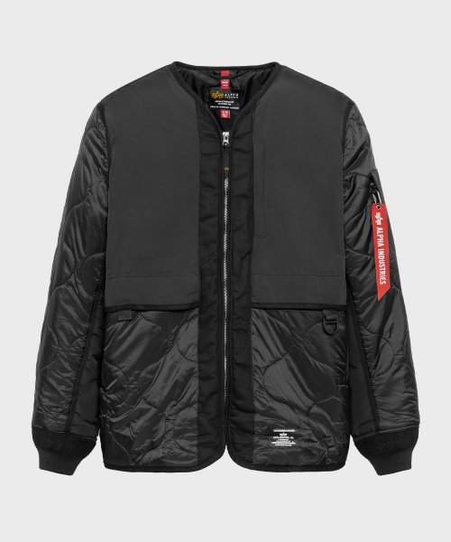알파 인더스트리(ALPHA INDUSTRIES) 믹스드 미디어 라이너 Black - 146,300 | 무신사 스토어
