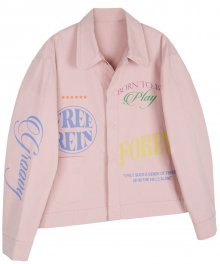 LENNON COTTON JACKET (ROSE PINK)