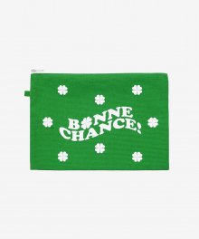 BONNE CHANCE POUCH BAG - GREEN