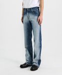 페이탈리즘(FATALISM) #0302 Spray gradation wide jeans(blue)