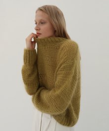 Signature Mohair Knit - Olive