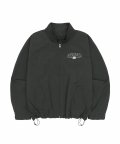 Button Wind Jacket Charcoal