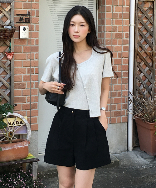 Classic Two turk Хлопок short pants_Black
