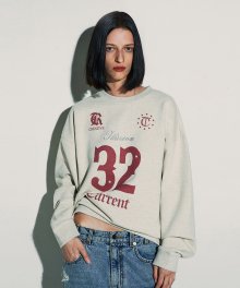 32 FOOTBALL SWEATSHIRT [IVORY]