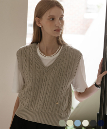 Monica knit vest[6color]