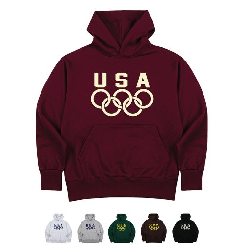NTV HD-OLYMPIC FLAG USA HOODIE