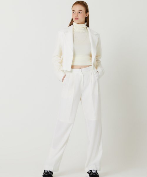 Короткая куртка из шерсти Superior (White)
