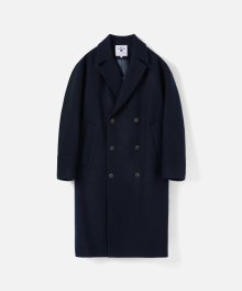 DOUBLE BREASTED OFFICER COAT-NAVY