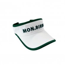 [판매종료] MONBIRDIE New Sun-Visor 스크립트 썬바이저 WHITE