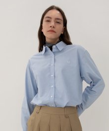 Oxford Logo Shirt - Sky blue