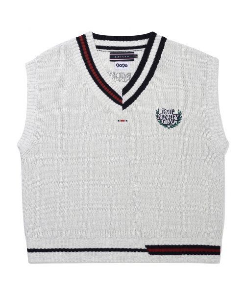 [ROMANTIC CROWN]★ARGYLE LOGO KNIT VEST 