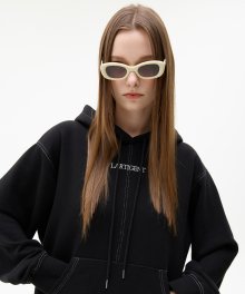 LK CENTER STITCH HOODIE(BLACK)