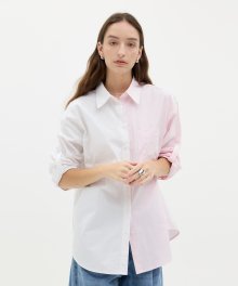 LK STRIPE SHIRT(PINK)