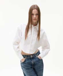 LK CROP SHIRT(WHITE)