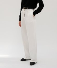 Relaxed Cotton Pants - Off white