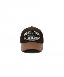 WOOL LEATHER CLASSIC TRUCKER CAP - BROWN