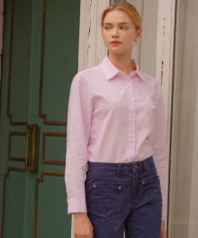 A3430 Daily fit shirt_Pale pink