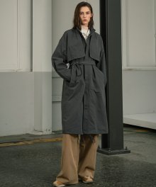 SIOT4048 field long coat_Charcoal