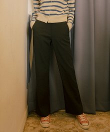 P3121 Muse wide slacks_Black