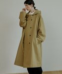 말렌(MALEN) unisex trench hood coat beige