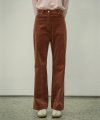 SIPT7056  high waist corduroy pants_Burgundy