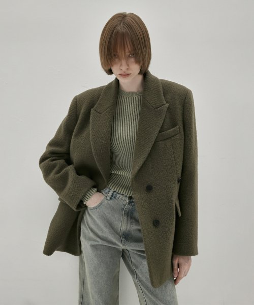 Khaki 2025 wool jacket