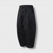 Waving Strap Volume Pants - Black