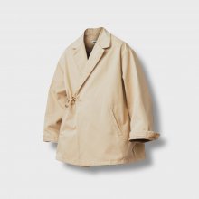 Waving Strap Volume Jacket - Beige