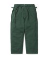 Naive Belted Twill Pants Green