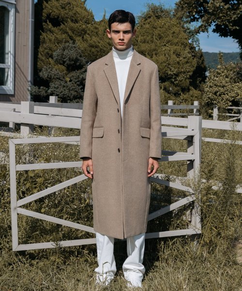 Oatmeal wool outlet coat