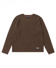 Wool Jersey L/S Brown