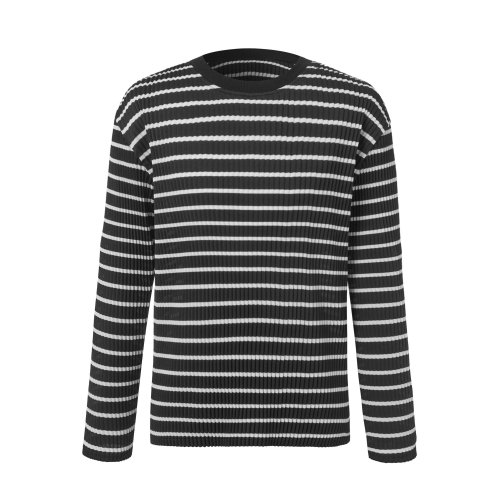 몽플리쎄(MONPLISSE) [남성] 22FW 긴소매 플리쎄 스트라이프 티셔츠 (블랙)MHTS2C702BK - 88,200 | 무신사 스토어