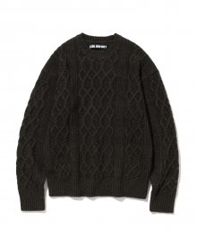 molesey cable knit brown