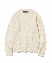 molesey cable knit cream