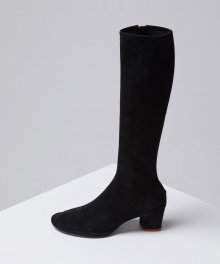 Stretch long boots(Suede black)_OK3BW22505SBK