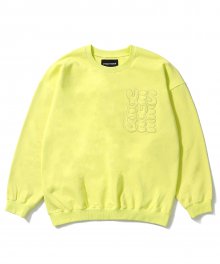 C-Logo Sweatshirt Bright Lemon