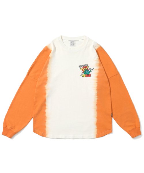 ★YESEYESEE★ YES Dyed LS Orange 예스아이씨(YESEYESEE) Warming Dyed L/S Orange - 사이즈