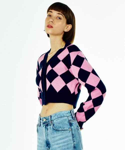 Lazy oaf deals checkerboard cardigan