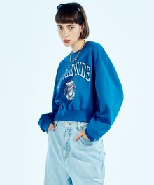 COLLEGE LOGO SWEATSHIRT BLUE (AM2CFUM441A)