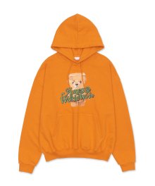 TEDDY BEAR HOODIE ORANGE (AM2CFUM402A)