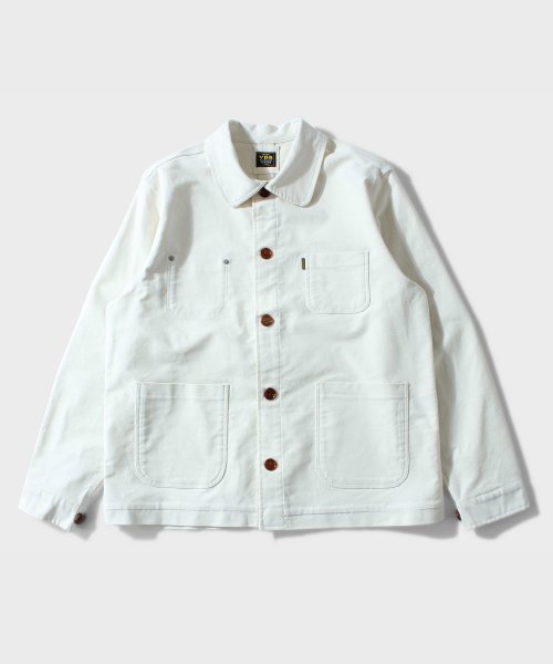 MOLESKIN CHORE JACKET [Snow White]