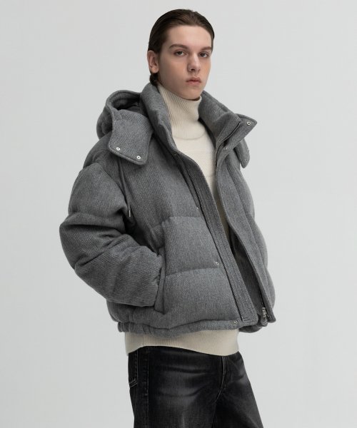 Wool deals puffer coat